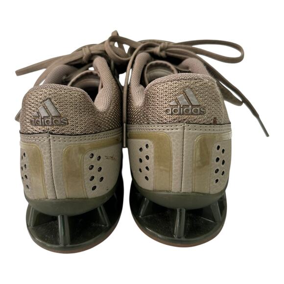 Adidas AdiPower Weightlifting Shoe Mens Sz 6 Army Military Cargo Green Gum Steel - Picture 7 of 10